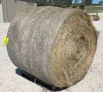 10- 4'x5' bales of grass hay