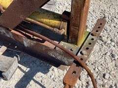 Homemade hydraulic log splitter