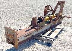 Homemade hydraulic log splitter