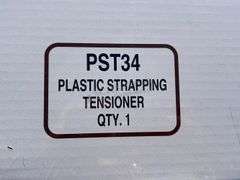 Unused banding cart w/ accessories