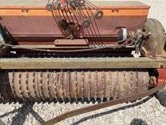 Brillion SST-961 8' pull type seeder w/ transport wheels, from the estate of Dr. Ken Buchmann