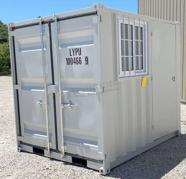Unused 8' steel storage container