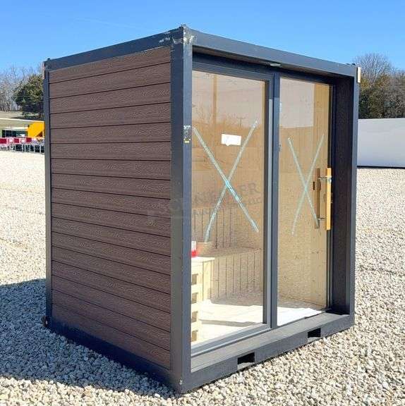 Unused container sauna room