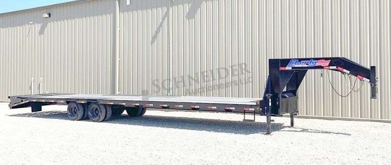 Unused 2025 Liberty 40' gooseneck flatbed trailer