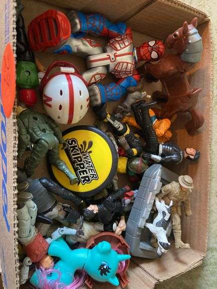 Misc toys, pony, Spider-Man