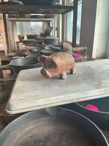 Unique antique piggy bank