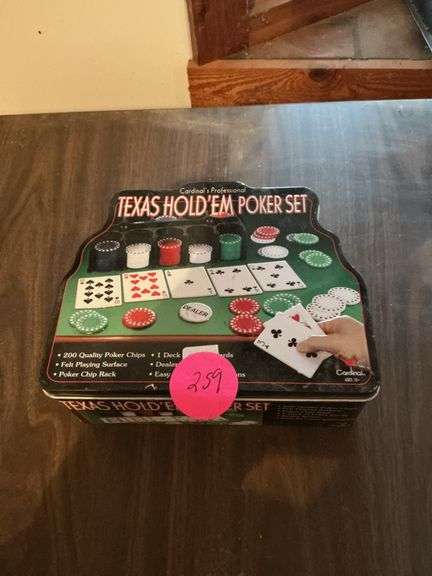 Texas Hold’em Poker Set - SCHULTIS & SON, INC.