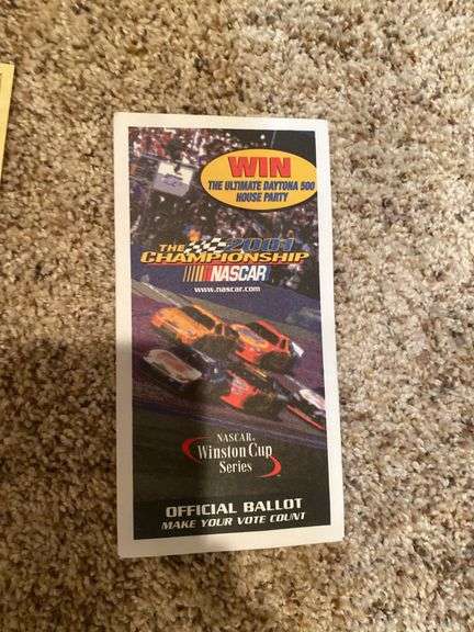 Dale EARNHART SR RACE CAR  , COLLECTOR GOLDEN CARDS AND NASCAR BALLET