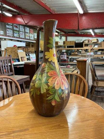 pottery pitcher vase ( 29”tall)
