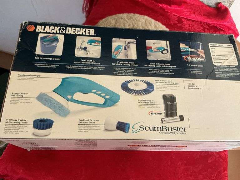 Black &amp; Decker scum buster with extra extra brushes grinders - SCHULTIS ...