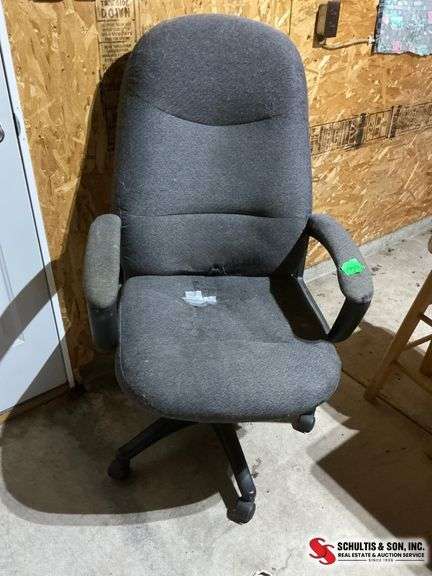 Gray Fabric Office Chair