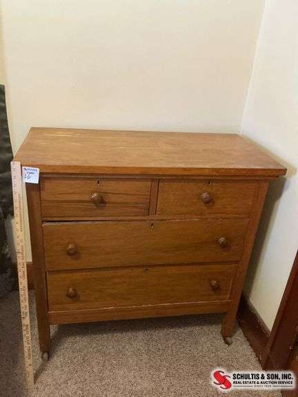 Wooden Four-Drawer Dresser