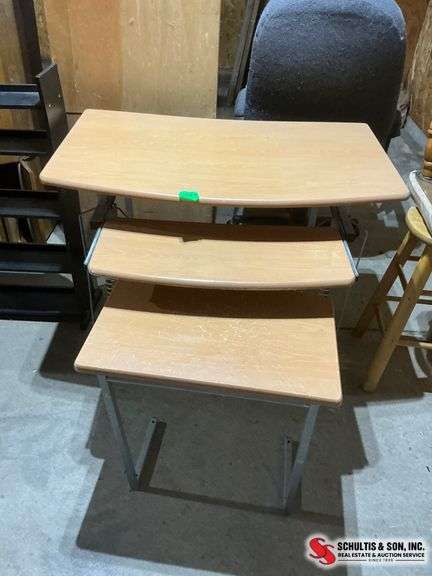 Three-Tier Computer Desk