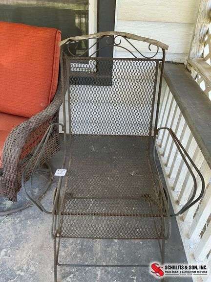 Metal Mesh Patio Chair