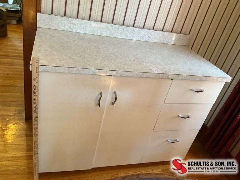 Wood Cabinet With Drawers