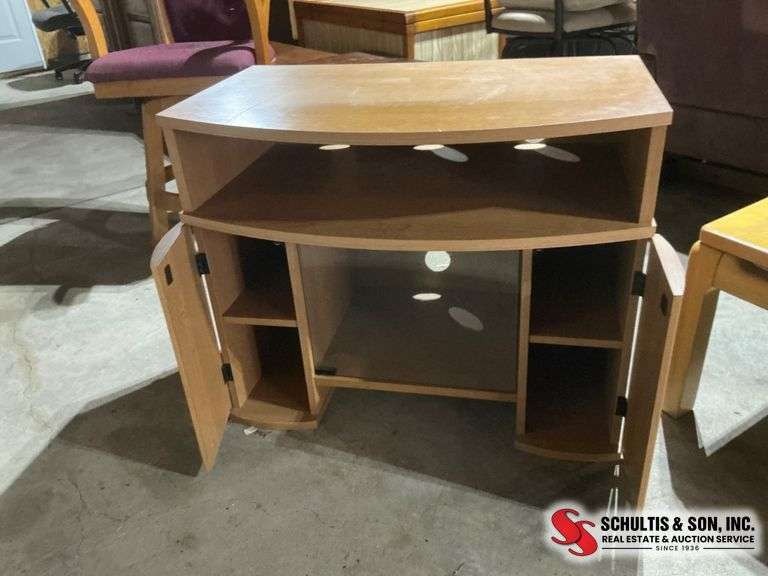 Wooden TV Media Stand