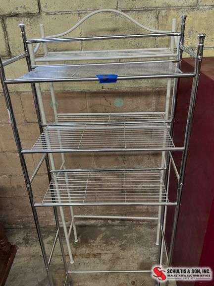 Metal and Steel Shelving Unit