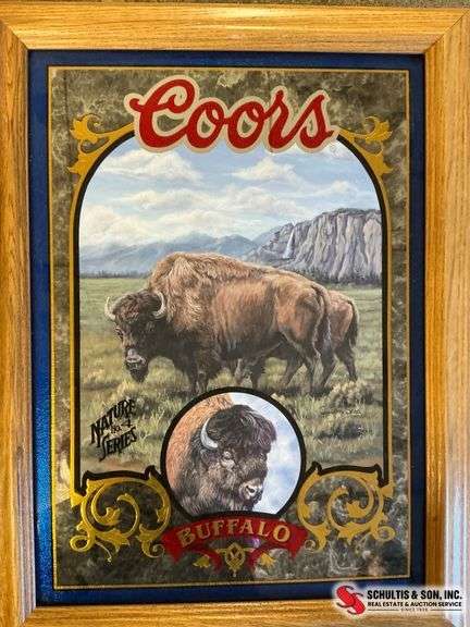 Coors Buffalo Nature Series Sign