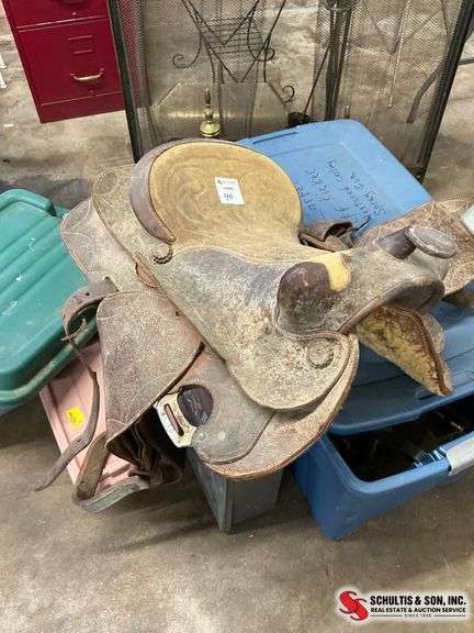 Western Leather Saddle