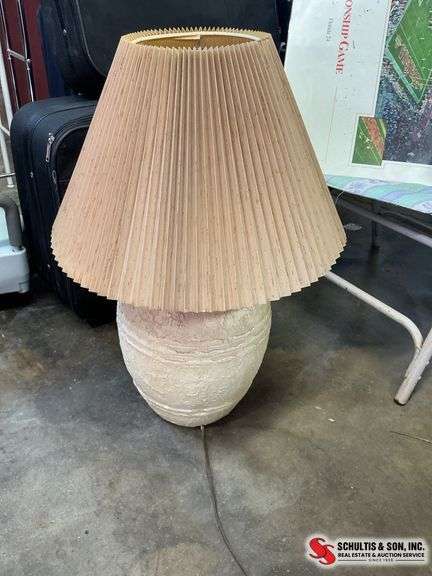 Stone Lamp With Shade