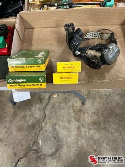 Ammunition Boxes and Headlamp
