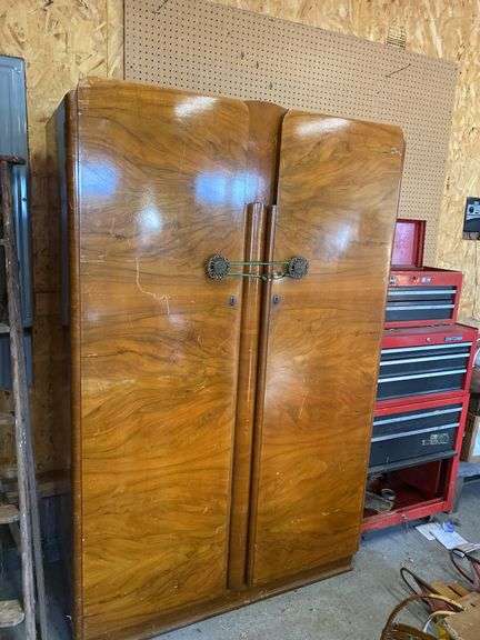 Antique wardrobe closet
