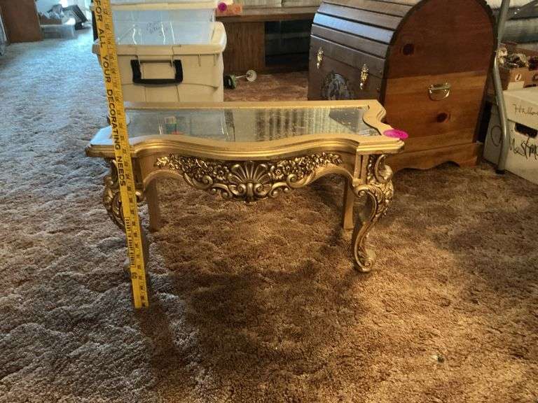 replica of a regency side table