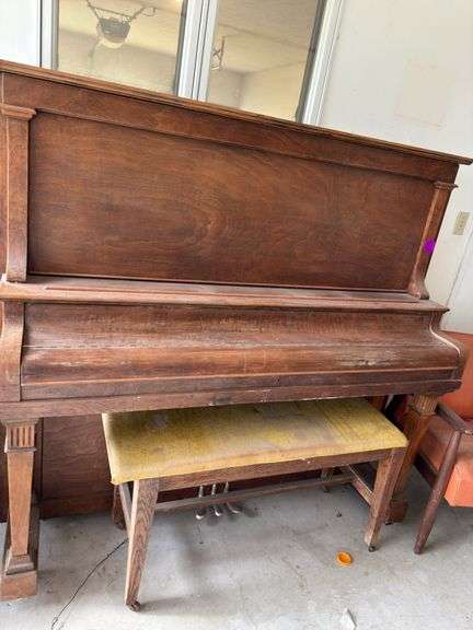 Antique upright WELLINGTON piano