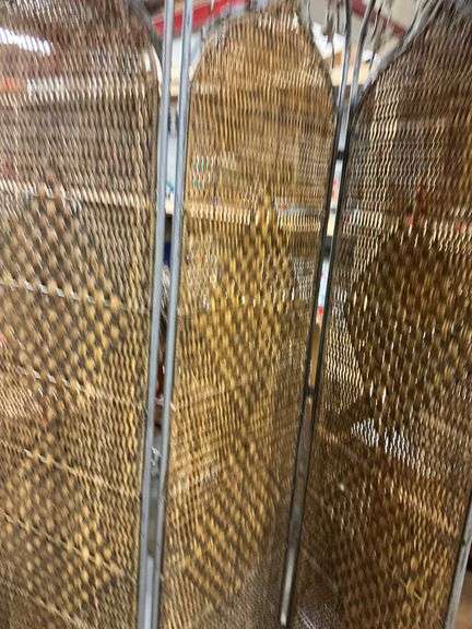 Fold out trifold wicker cover up