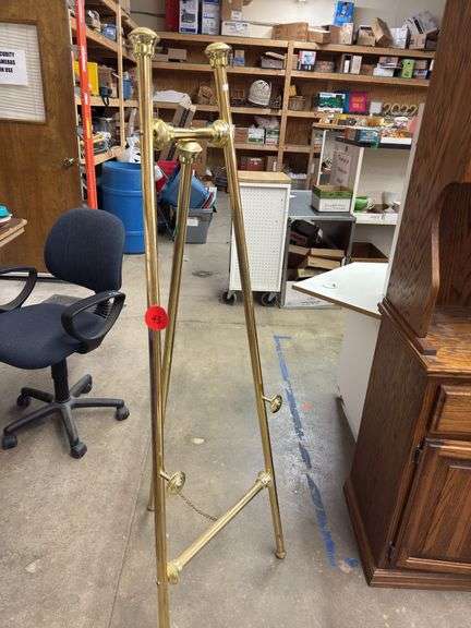 Brass easel