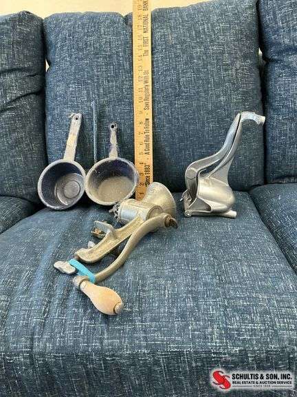 Vintage metal kitchen gadgets - SCHULTIS & SON, INC.