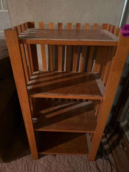 ANTIQUE OAK SHELF