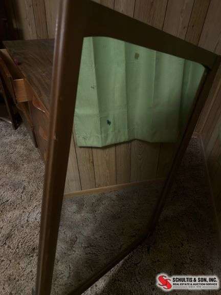 Mid century dresser with mirror