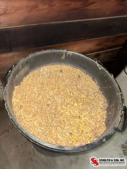 Trash can of corn