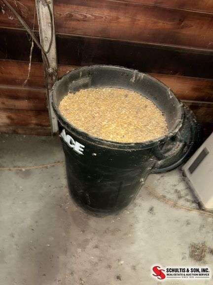 Trash can of corn