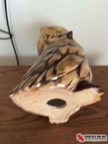 Ceramic owl  14 in
