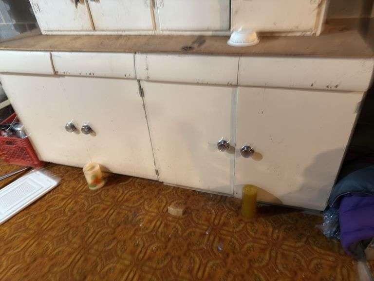 Mid century lower kitchen cabinets