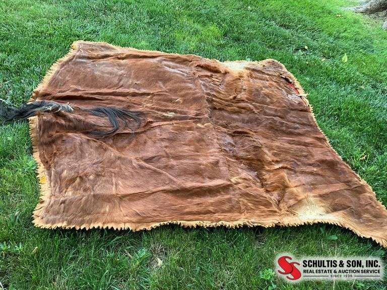 Horse, hair area, rug, or blanket handmade