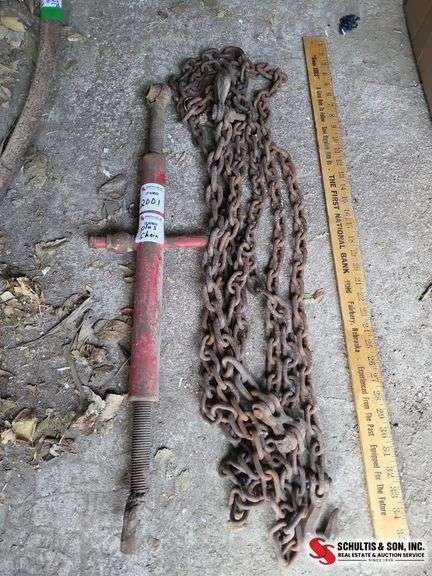 Adjustable link and log chain - SCHULTIS & SON, INC.