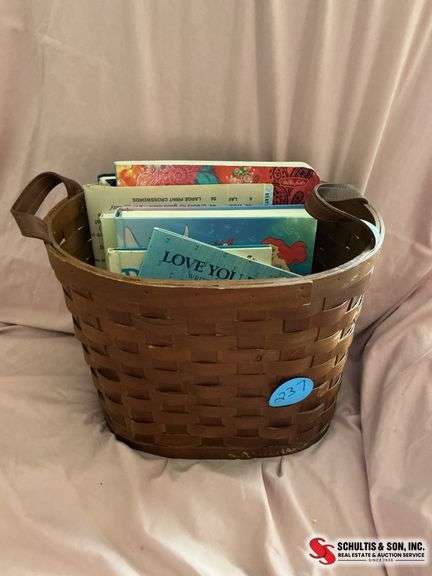 Children books, basket