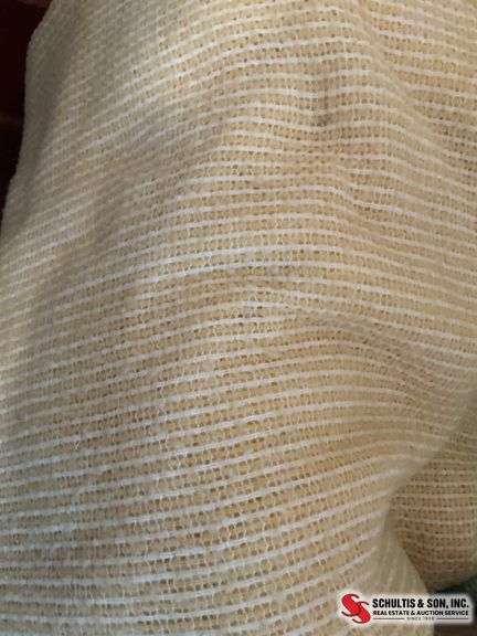 Two standard size, blankets, yellow, and