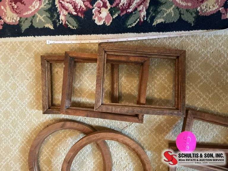 Wooden picture frames