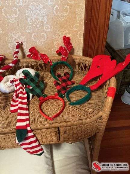 Santa hats- reindeer headbands-elf socks ￼
