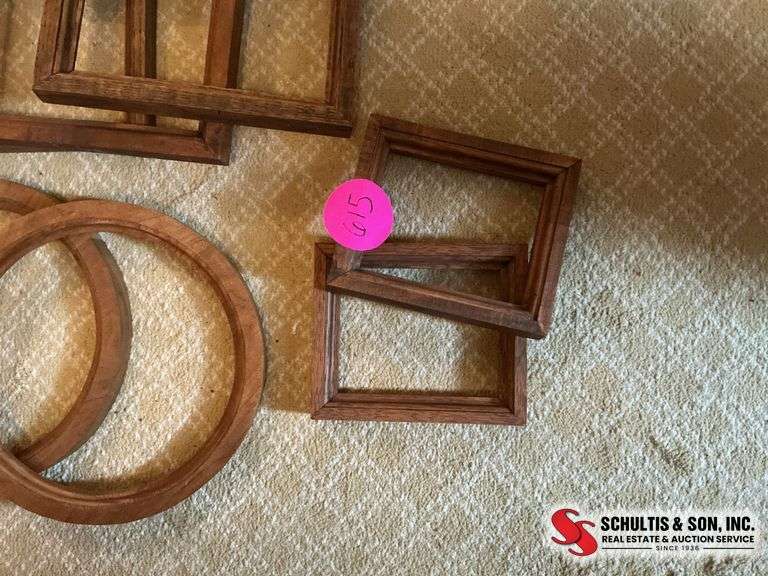 Wooden picture frames