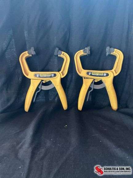 Barb wire art & quick-grip clamps