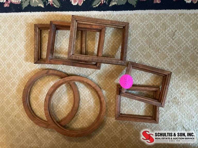 Wooden picture frames