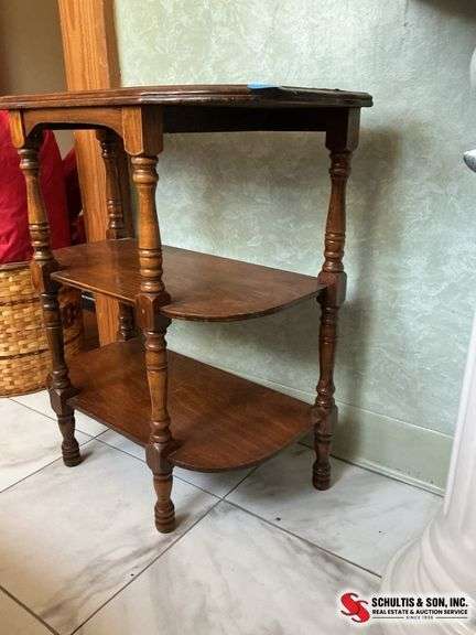 Half end table