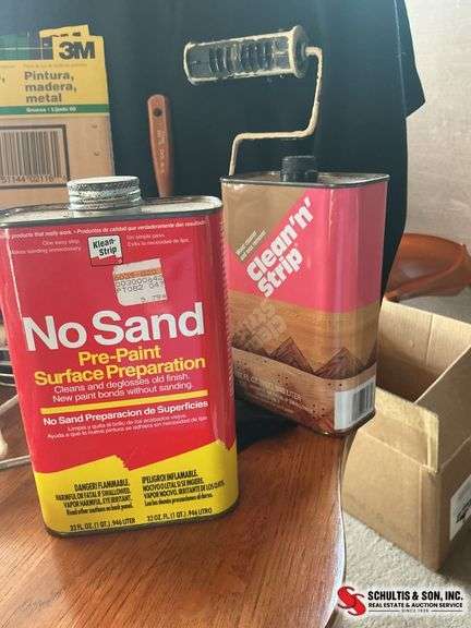 Paint & wood clean remove supplies