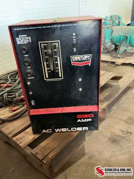 Century AC welder with Tips and cables