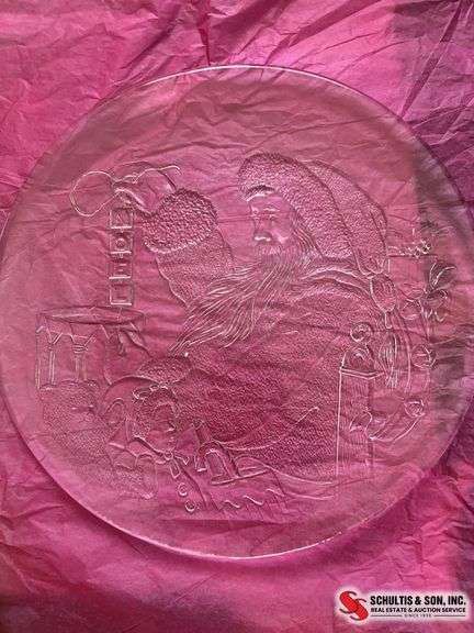 Glass serving trays